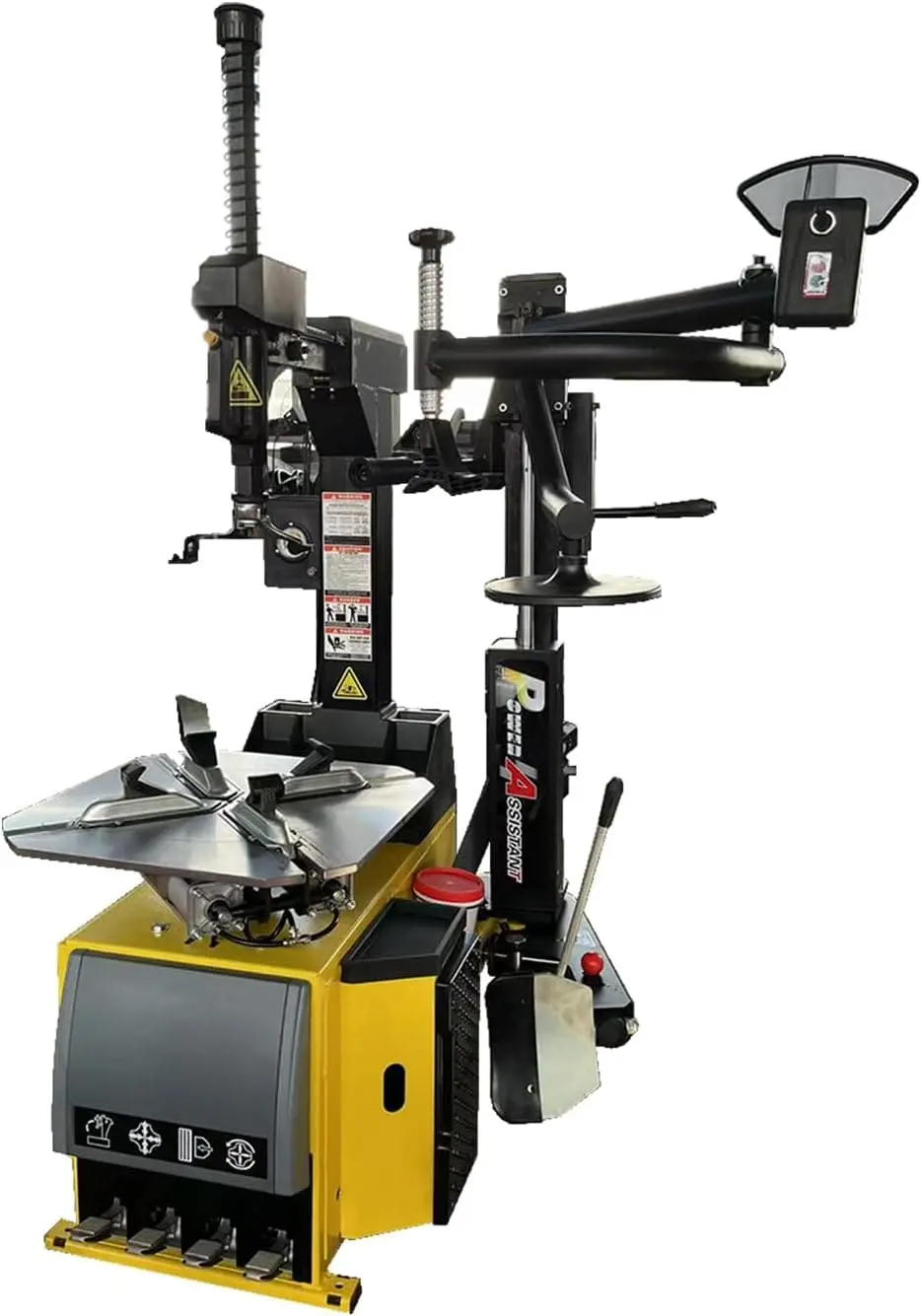 1.5HP Tire Changer Machine and Wheel Balancer Combo, with Laser Indicator & LED Work Light, 10-24" Rim, Manual Input, Dynamic/Static/ALU Modes, 0.25KW Pure Copper Motor