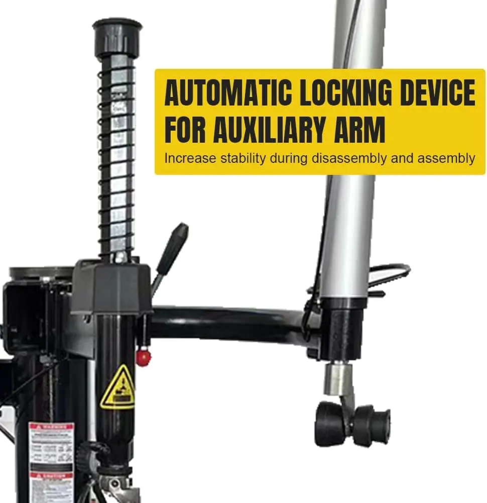 Tire Changer Machine with Bead Blaster and Dual Assist Arms and Wheel Balancer Combo, 10-24" Rim, Manual Input, Dynamic/Static/ALU Modes, 0.25KW Pure Copper Motor - Image 3