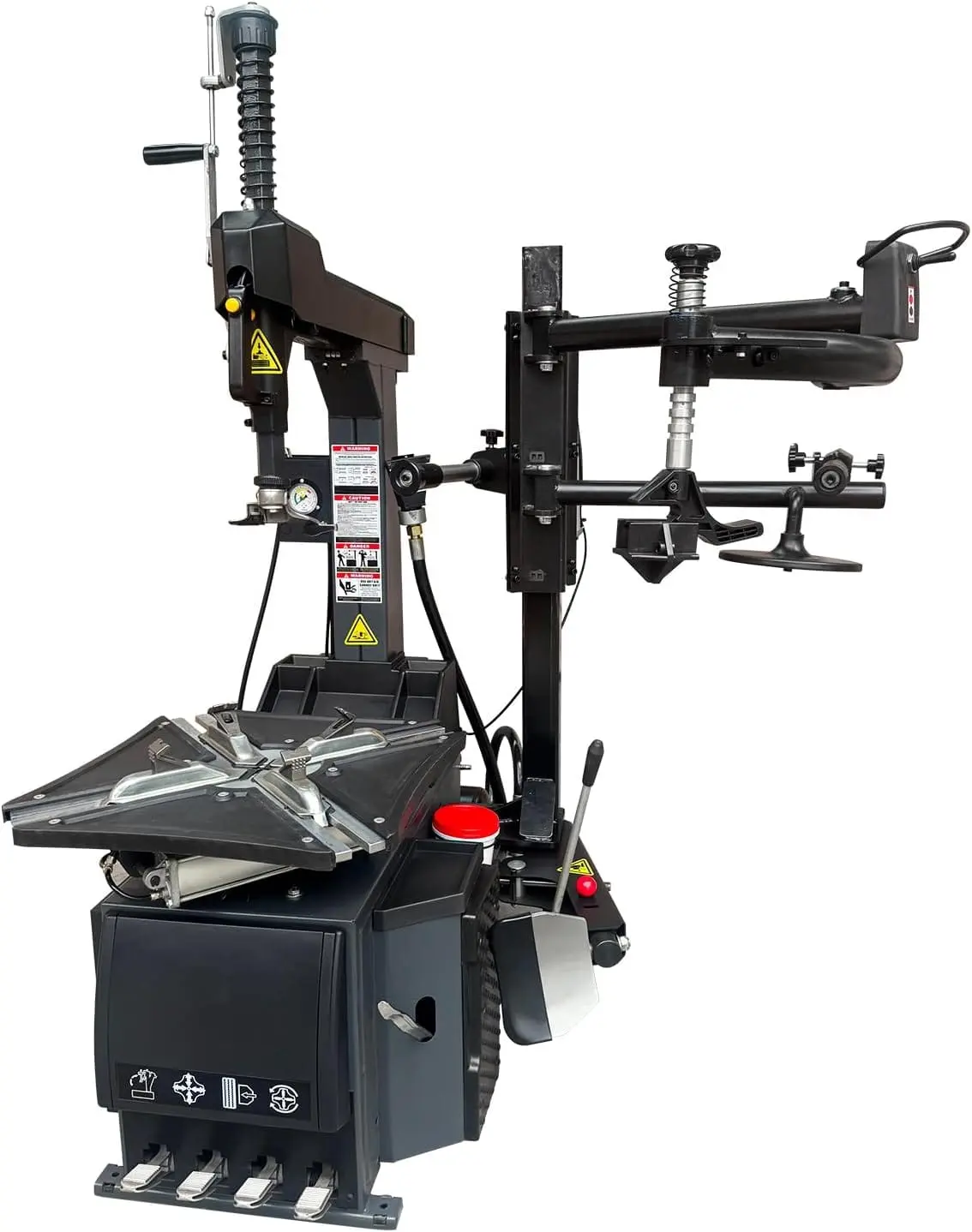 1.5HP Tire Changer Machine with Hand-Assisted Lever Device and Assist arm, 110V Wheel Changer Tire Machine, Heavy Duty Swing Arm Tire Repair Equipment for Garage & Shop - Image 9