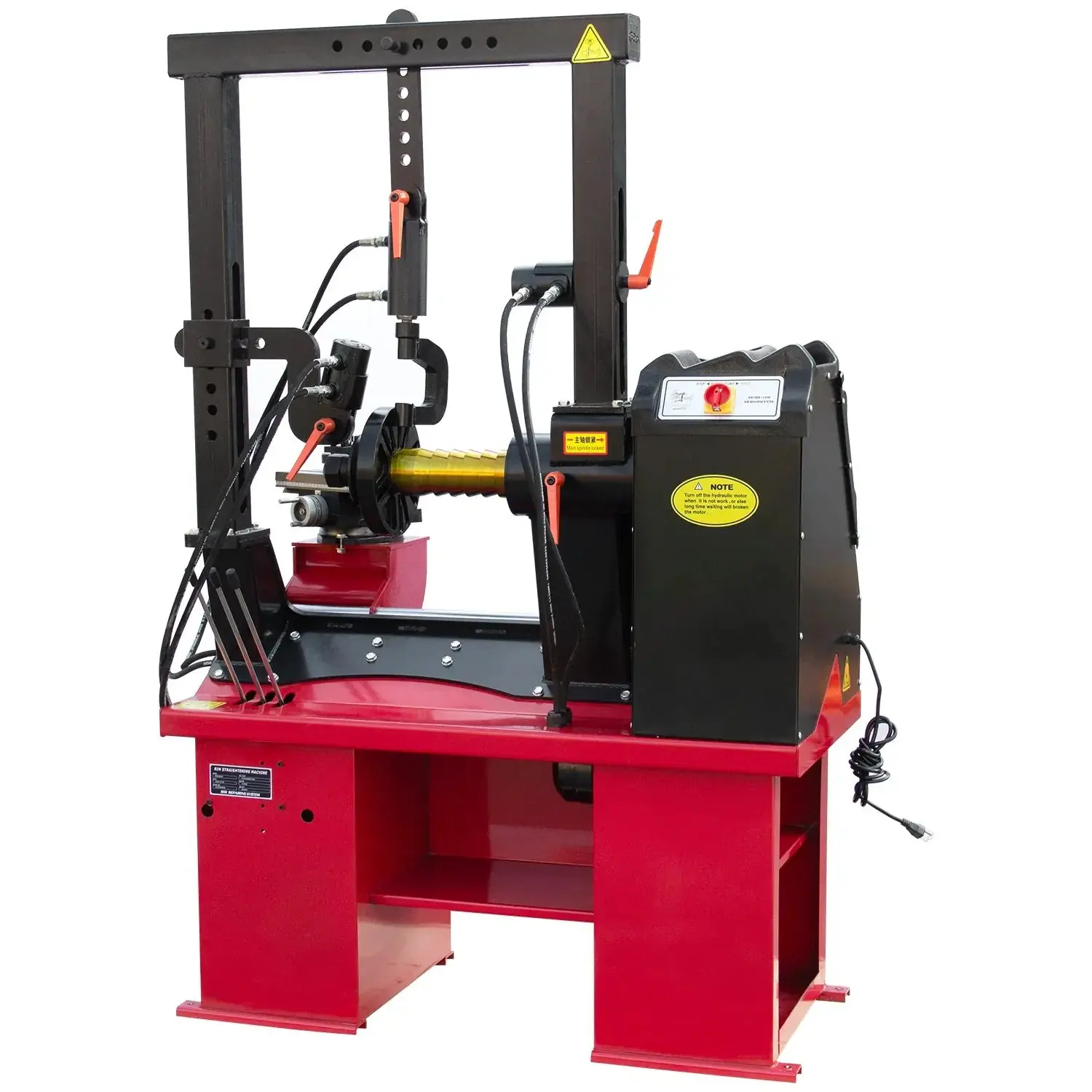 110V Aluminum-Rim Straightening Machine Auto Repair Equipment Wheel Repair - Image 11