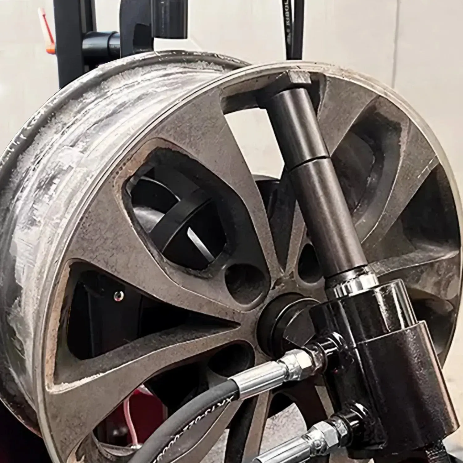 110V Aluminum-Rim Straightening Machine Auto Repair Equipment Wheel Repair - Image 9