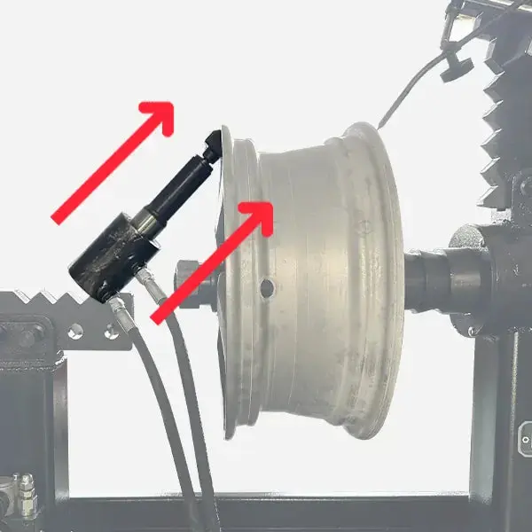 110V Rim Straightener Rim Turning Wheel Straightening Machine - Image 12