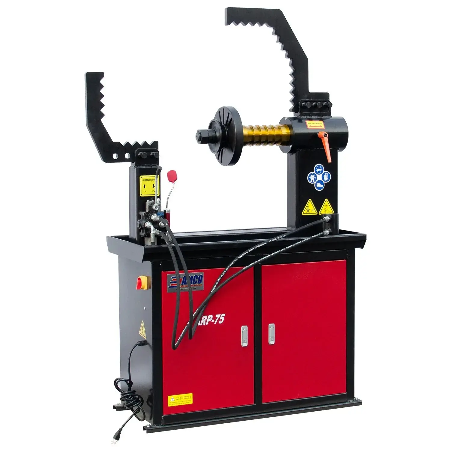 110V Rim Straightener Rim Turning Wheel Straightening Machine - Image 16