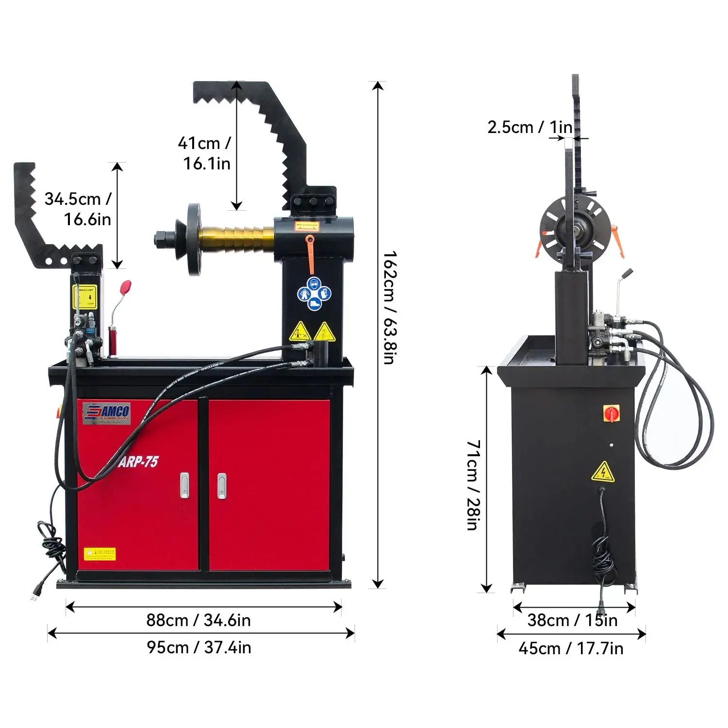 110V Rim Straightener Rim Turning Wheel Straightening Machine - Image 2