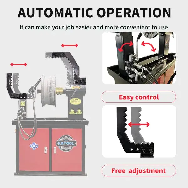 110V Rim Straightener Rim Turning Wheel Straightening Machine - Image 3