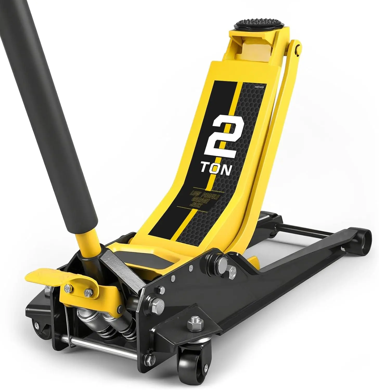 2 Ton Extra Long Reach Floor Jack Hydraulic Low Profile Floor Jack with Foot Pedal and Dual Piston Quick Lift Pump, Home and Workshop Car Maintenance for Various Vehicles