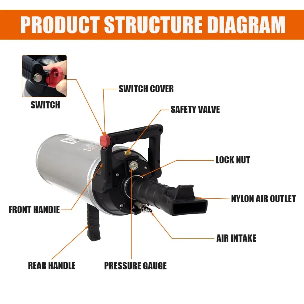 3.2 Gallon Aluminum Tank Bead Seater - Image 3