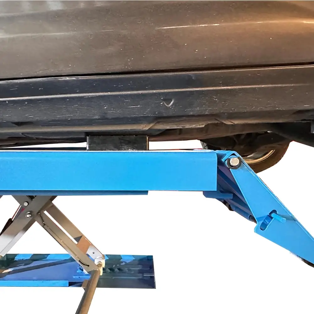 7700lbs Lifting Capacity Mid-Rise Scissor Lift 110V Pneumatic Release Mid Rise Lift Automotive Car Lift Jacks, 8XP - Image 7
