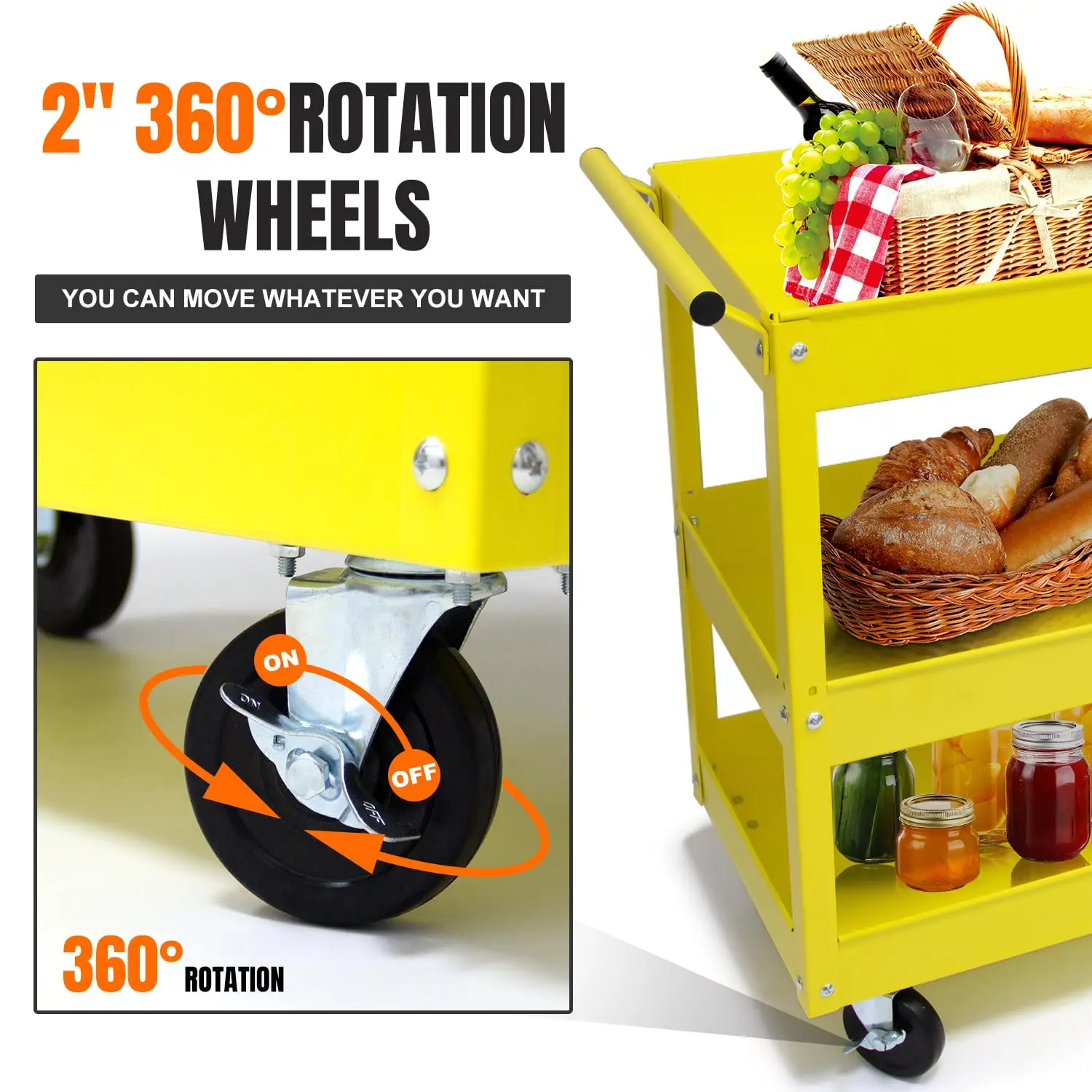3 Tier Service Cart - Image 4