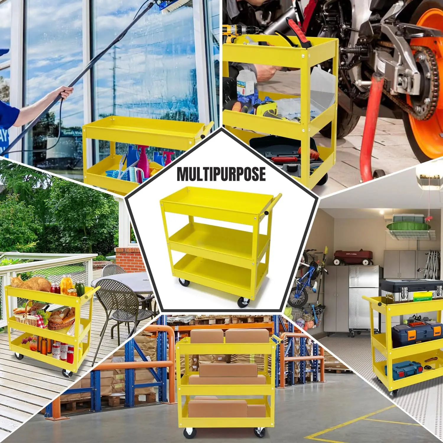 3 Tier Service Cart - Image 7