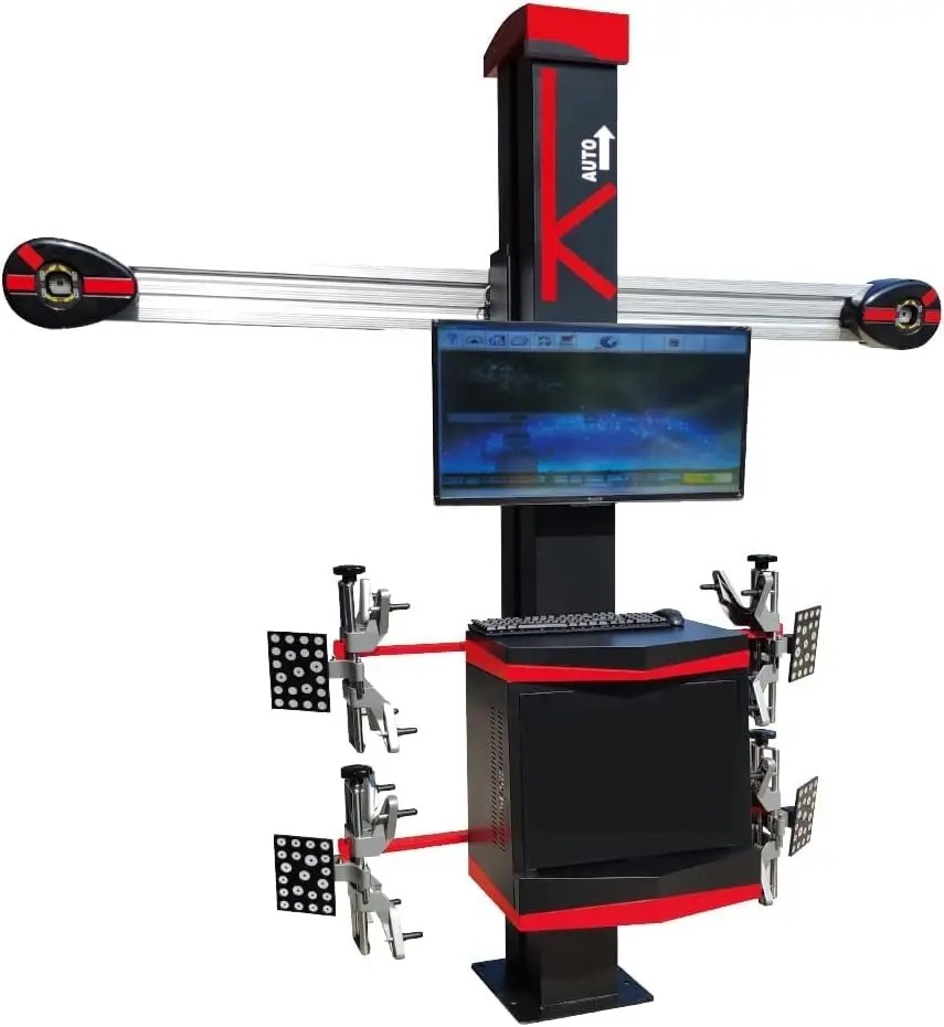 3D Wheel Alignment Machine, Dual Screen, 10–23.5" Rim Size, Short Roll Compensation, for 4-Post Lifts - Image 2