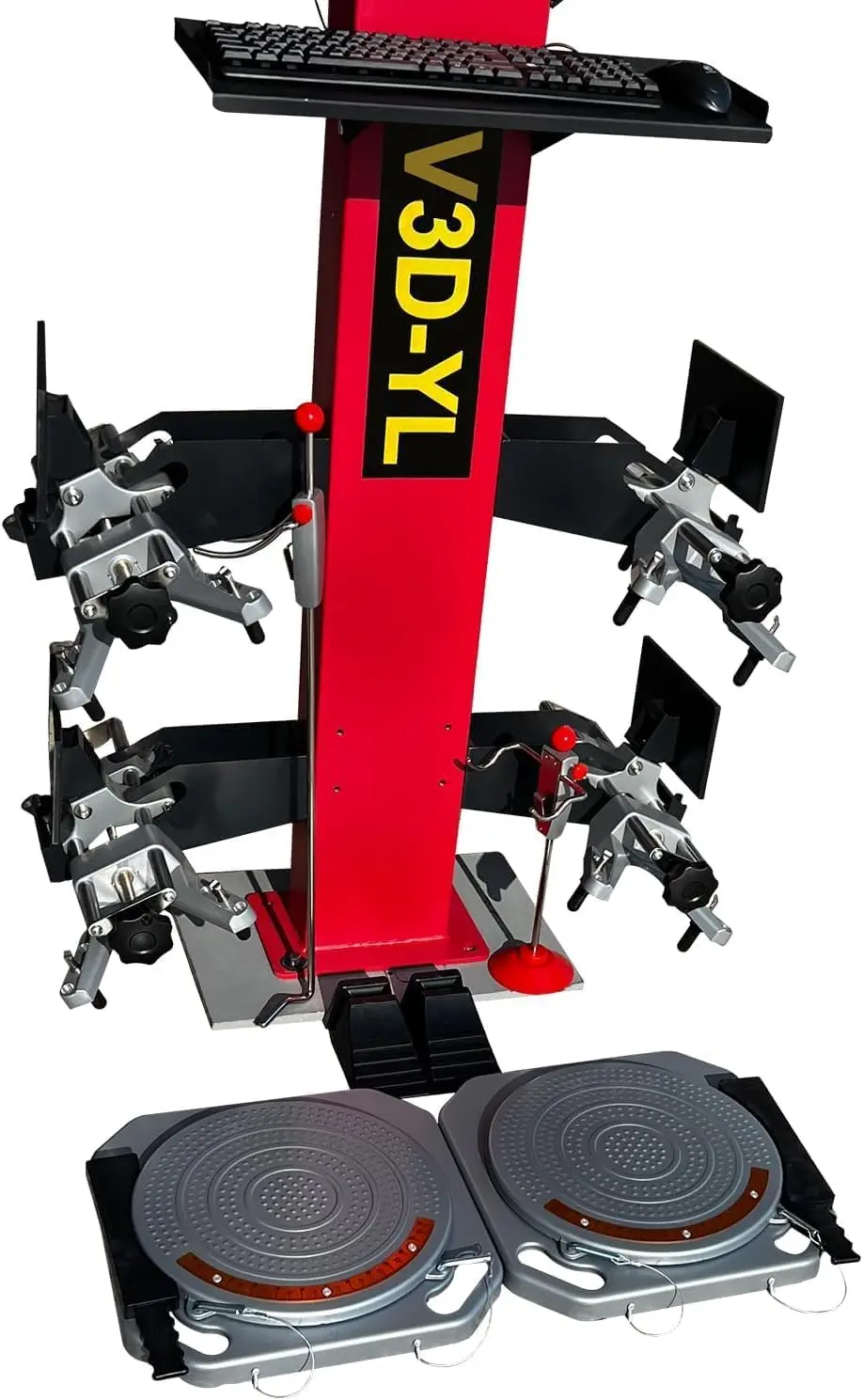 3D Wheel Alignment Machine, Dual Screen, 10–23.5" Rim Size, Short Roll Compensation, for 4-Post Lifts - Image 6