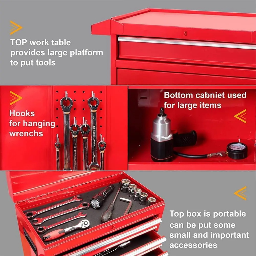 5-Drawer Rolling Tool Chest - Image 14