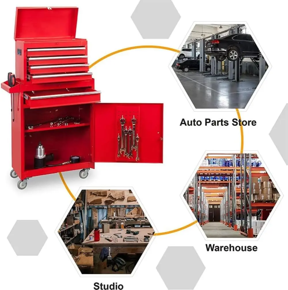 5-Drawer Rolling Tool Chest - Image 16