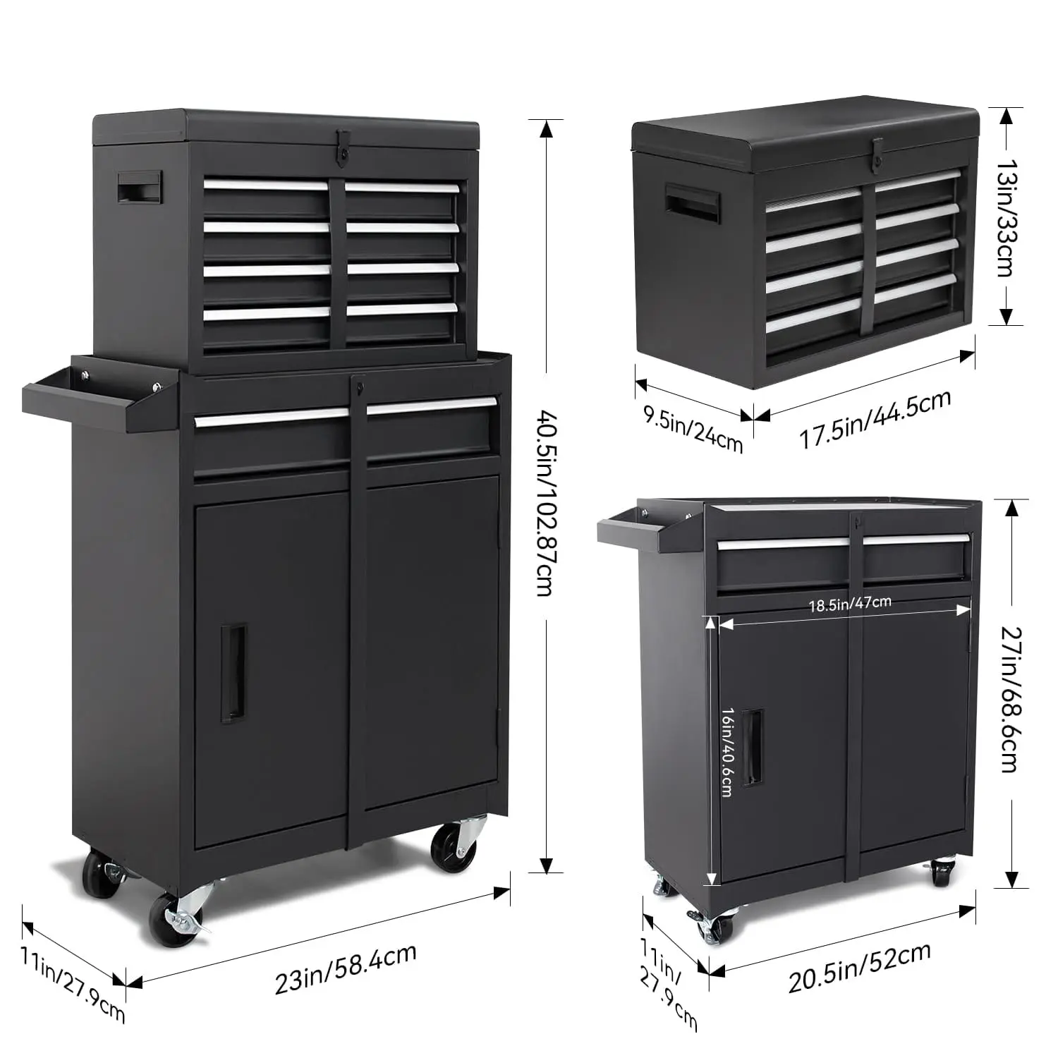 5-Drawer Rolling Tool Chest - Image 3