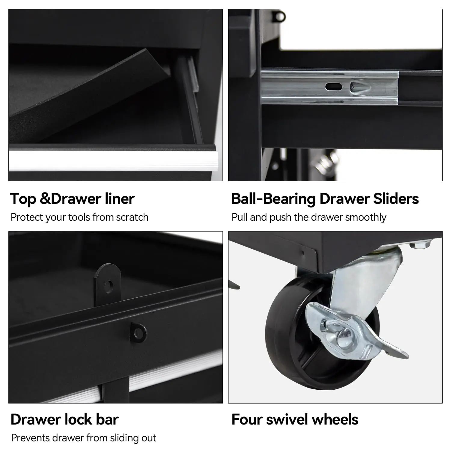 5-Drawer Rolling Tool Chest - Image 6