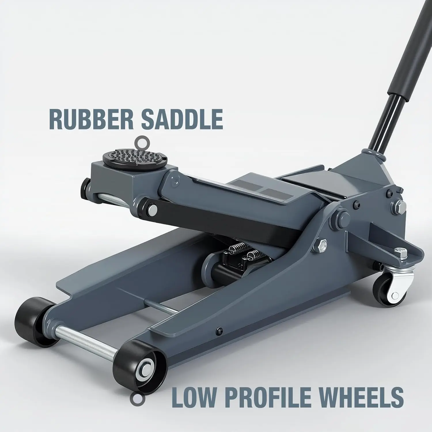 TCE 5 Ton Floor Jack Hydraulic Low Profile Floor Jack with Dual Piston Pump, Home and Workshop Car Maintenance for Various Vehicles, 1 Year Warranty, TR-STFL332L - Image 12