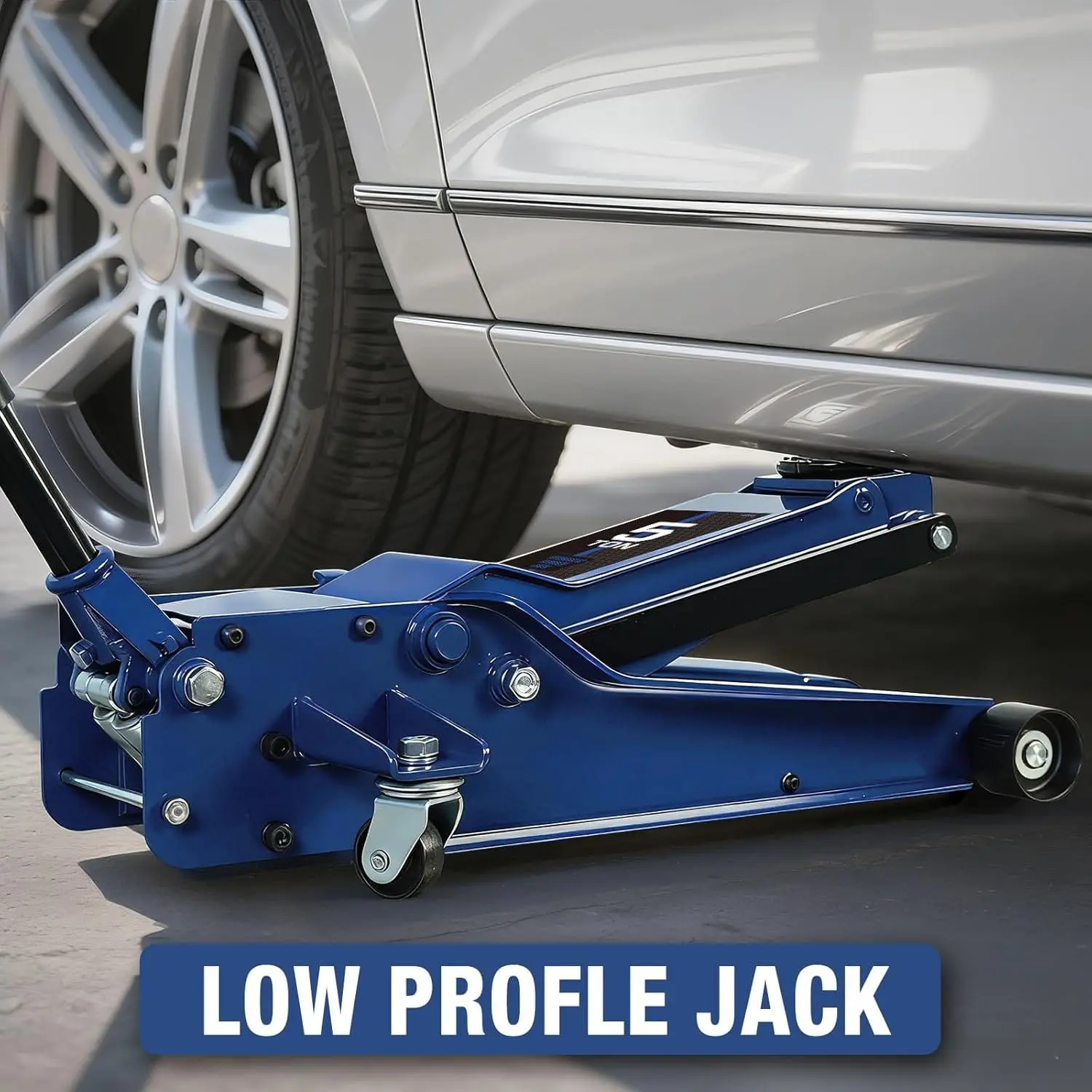 TCE 5 Ton Floor Jack Hydraulic Low Profile Floor Jack with Dual Piston Pump, Home and Workshop Car Maintenance for Various Vehicles, 1 Year Warranty, TR-STFL332L - Image 5