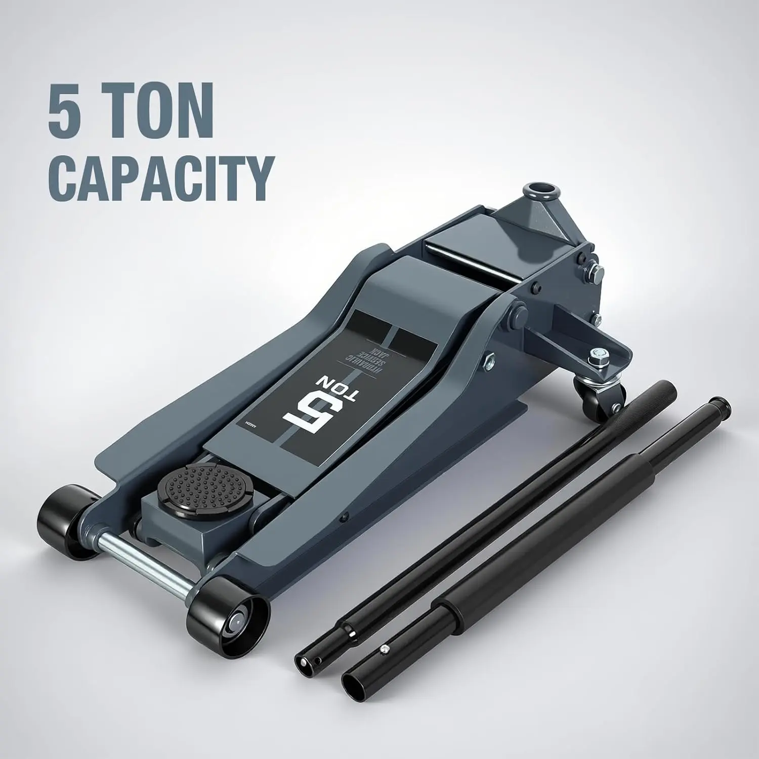 TCE 5 Ton Floor Jack Hydraulic Low Profile Floor Jack with Dual Piston Pump, Home and Workshop Car Maintenance for Various Vehicles, 1 Year Warranty, TR-STFL332L - Image 9