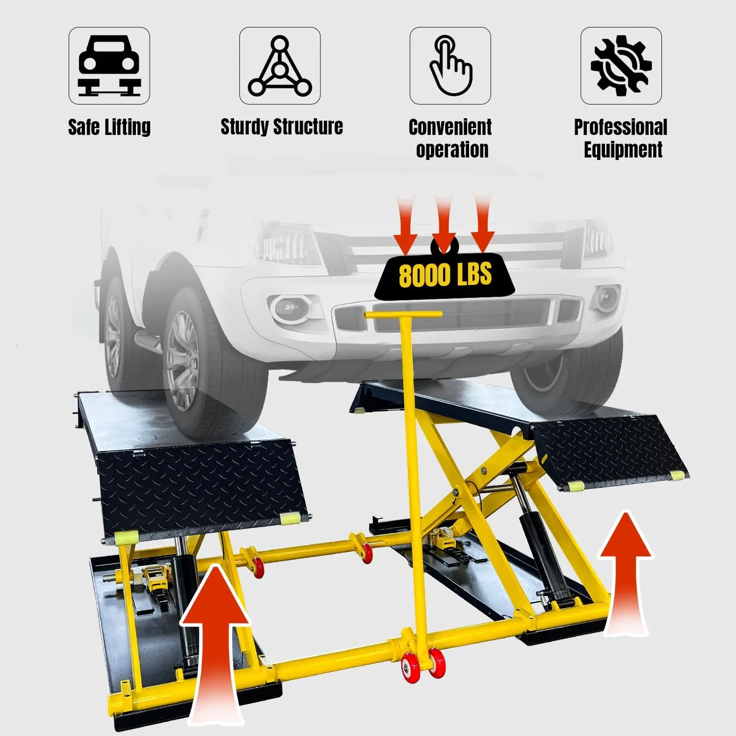 3.5 Ton(8,000 LBS) Scissor Lift (USA IN STOCK) - Image 3