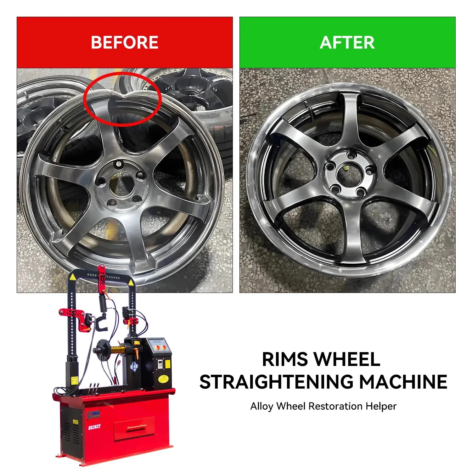 Aluminum-Rim Straightening Machine Auto Repair Equipment Wheel Repair - Image 8