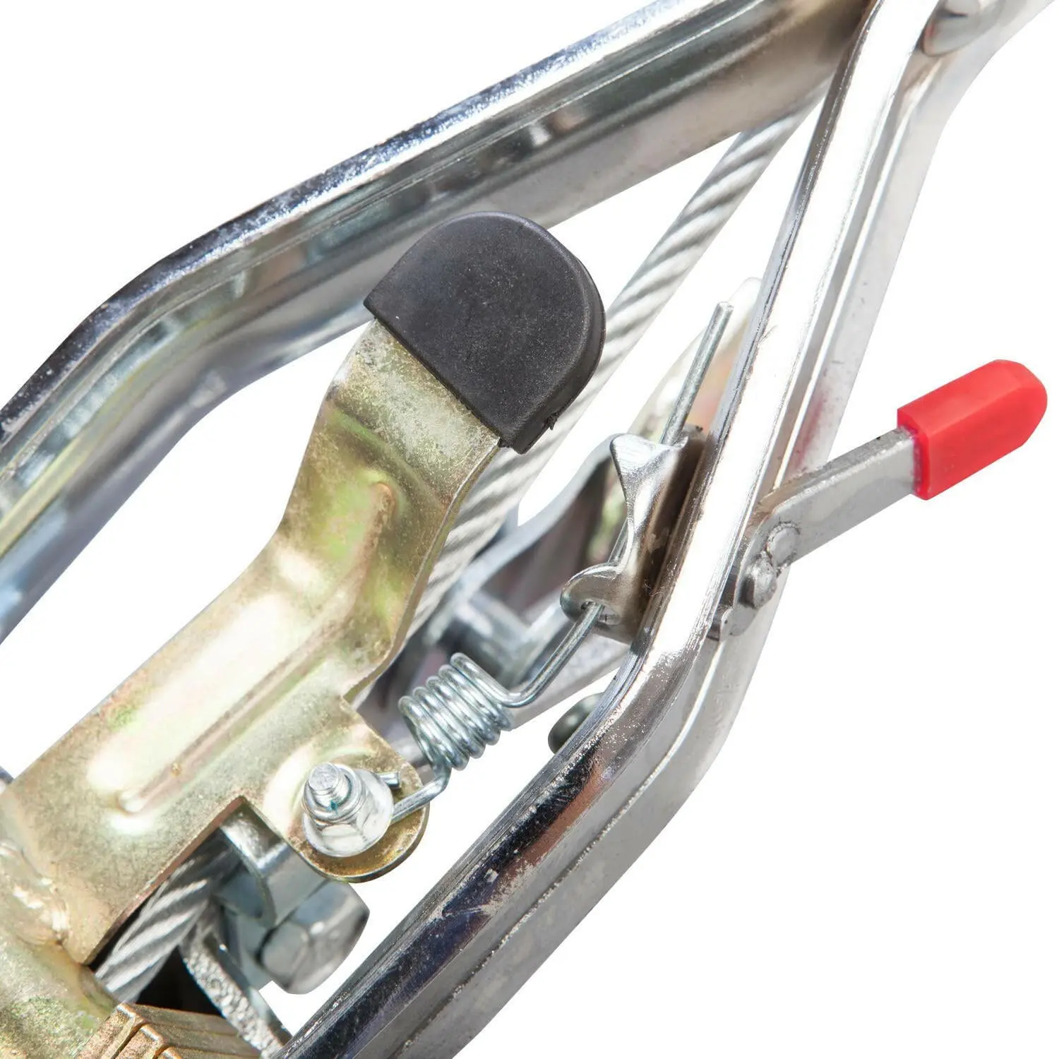 TORIN Come Along Winch Tool with Dual Gears, Hand Winch Cable, Automotive Hoist Winch Puller Recovery Gear - Image 4