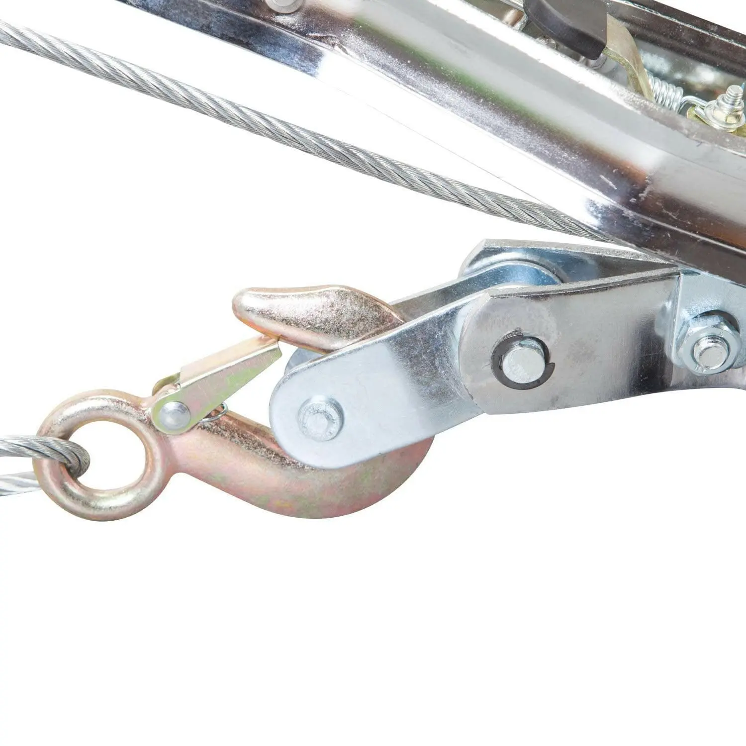 TORIN Come Along Winch Tool with Dual Gears, Hand Winch Cable, Automotive Hoist Winch Puller Recovery Gear - Image 5