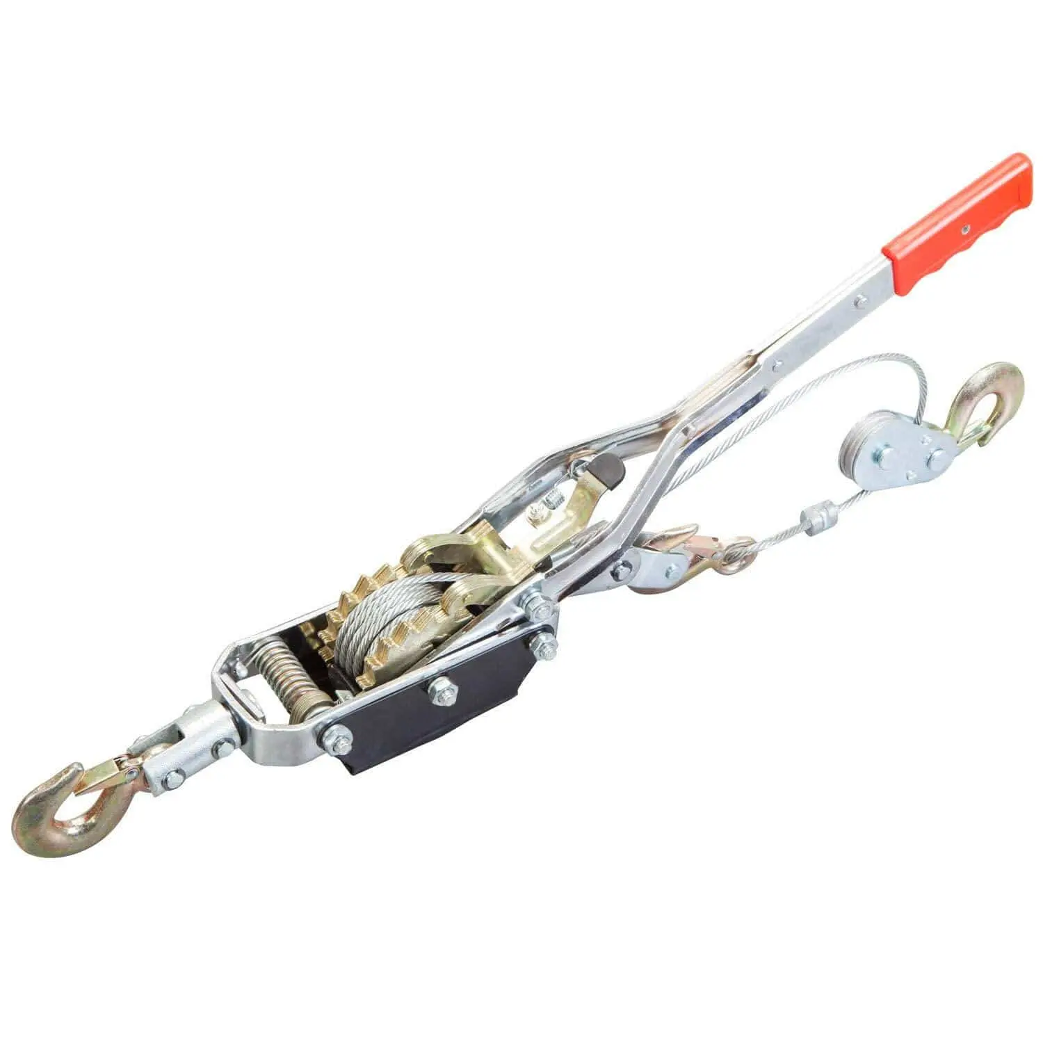 TORIN Come Along Winch Tool with Dual Gears, Hand Winch Cable, Automotive Hoist Winch Puller Recovery Gear - Image 7