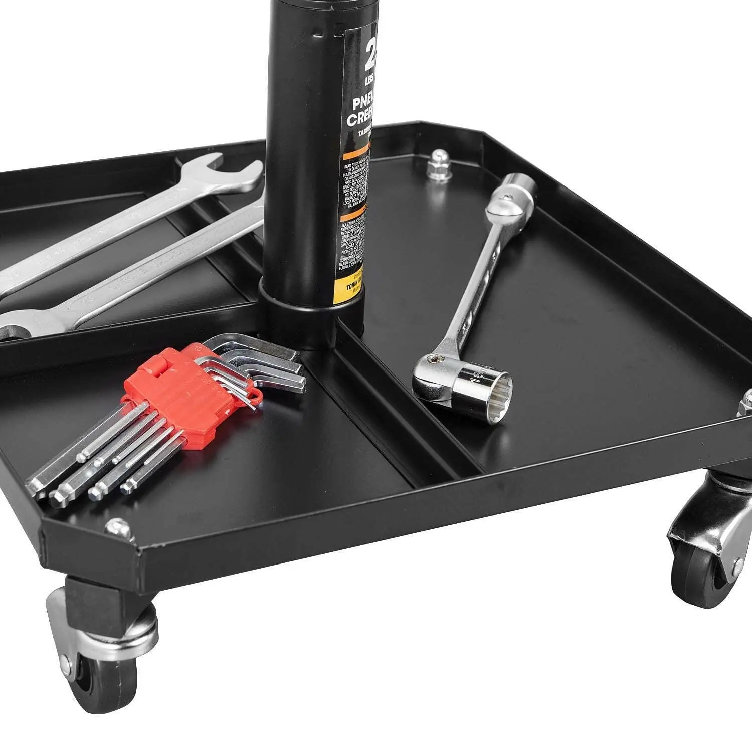 BIG RED Adjustable Rolling Creeper Seat with Tool Tray - Image 17