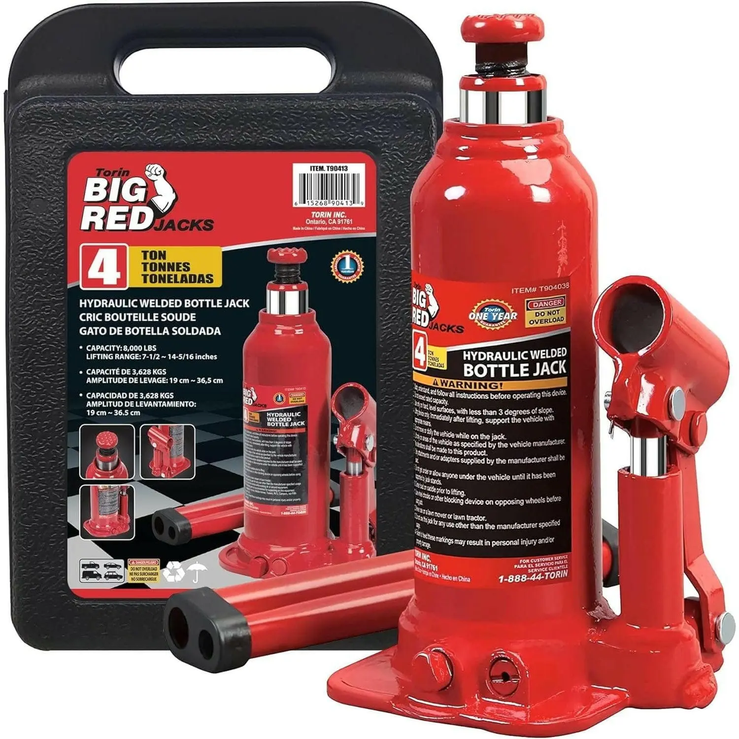 BIG RED Bottle Jack with Storage Case - Image 8