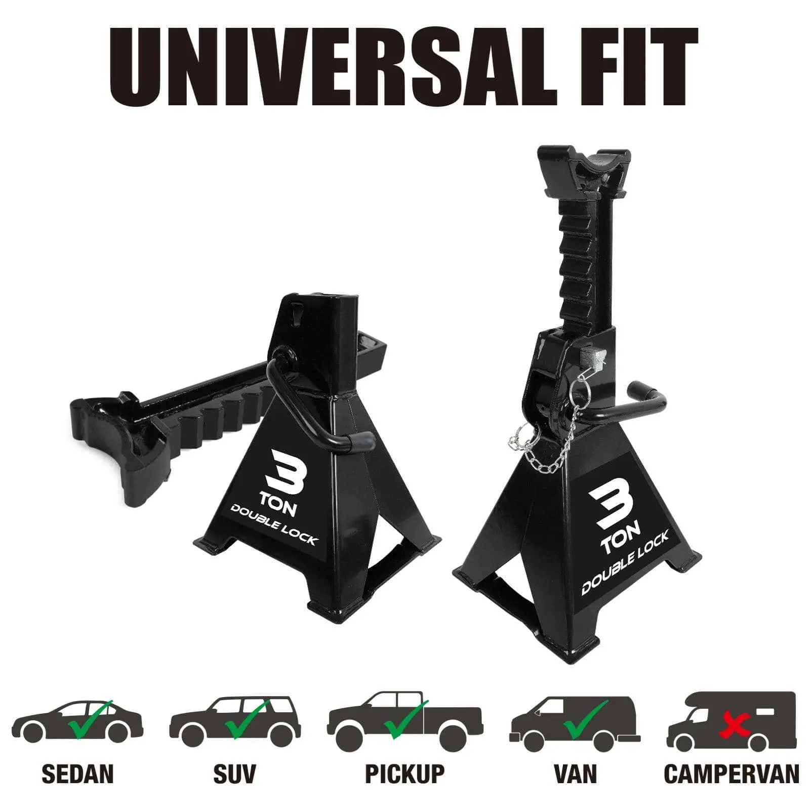 BIG RED Double Locking Jack Stands - Image 37