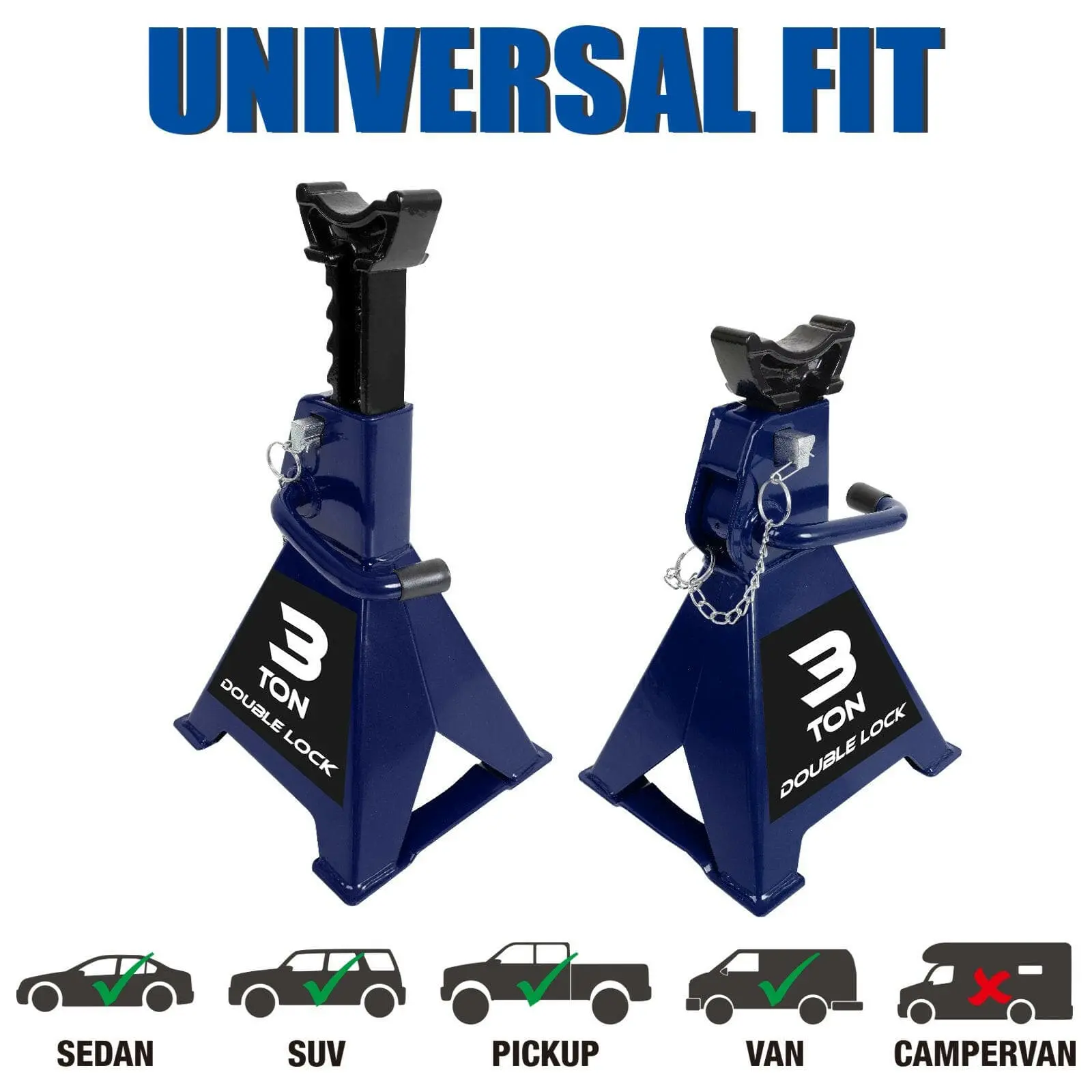 BIG RED Double Locking Jack Stands - Image 45
