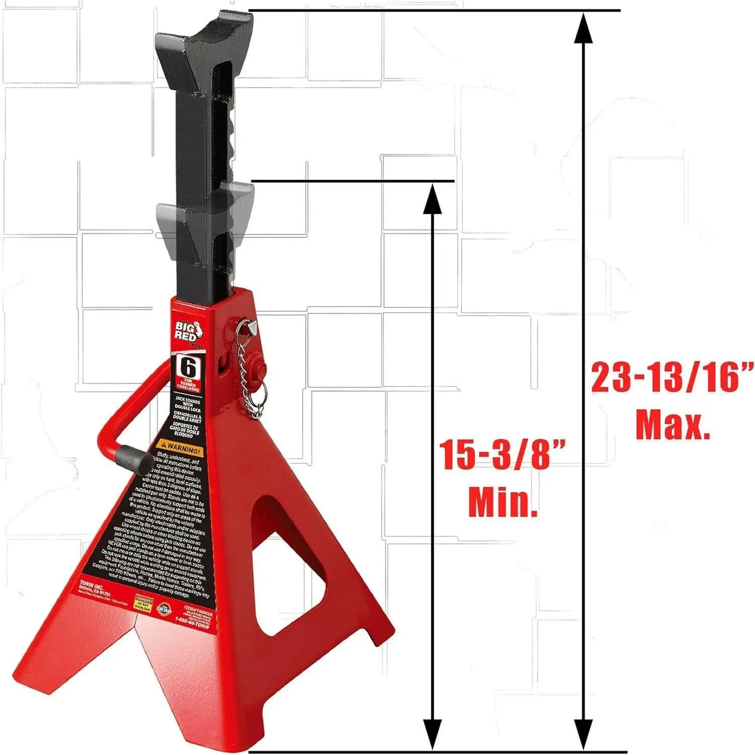 BIG RED Double Locking Jack Stands - Image 50