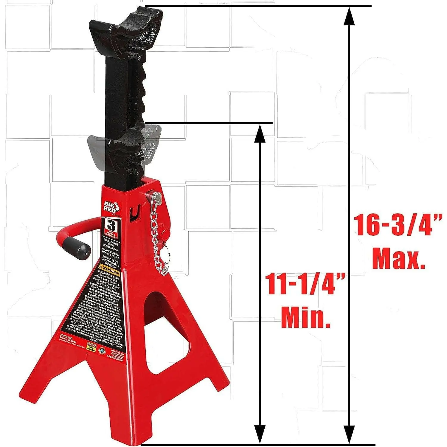 BIG RED Double Locking Jack Stands - Image 8