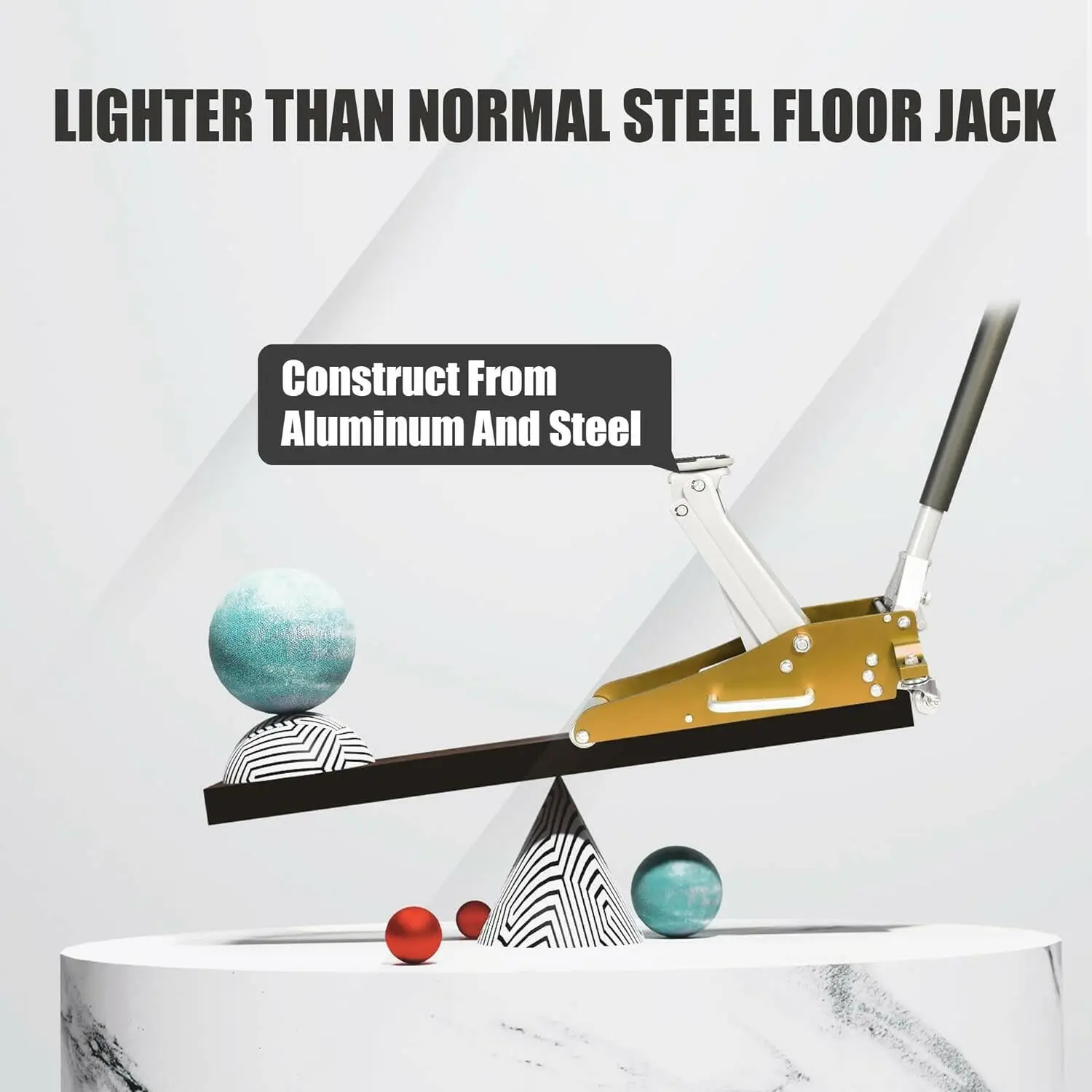 TCE Low Profile Economic Aluminum Dual Piston Floor Jack - Image 21