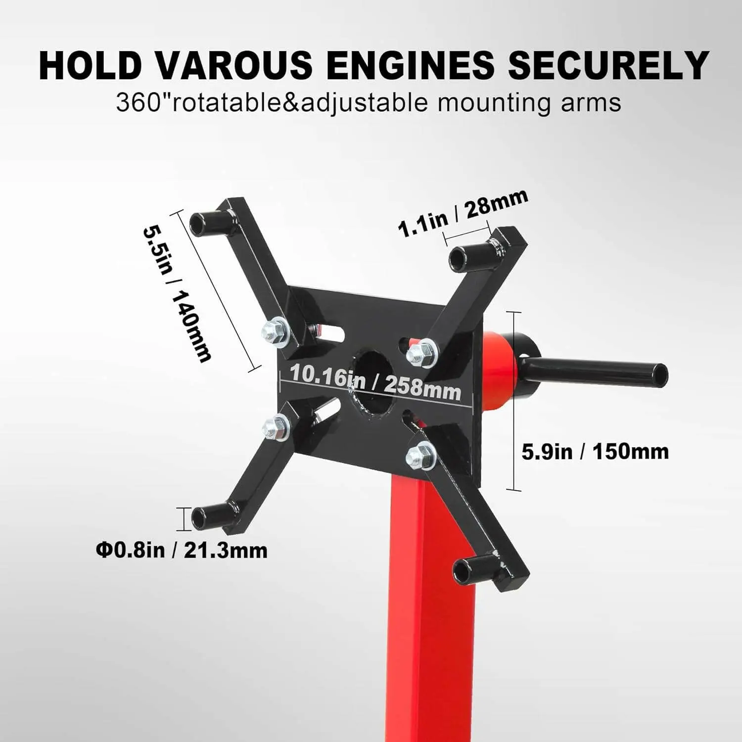 BIG RED Engine Stand 750LBS/1000LBS/1250LBS - Image 3