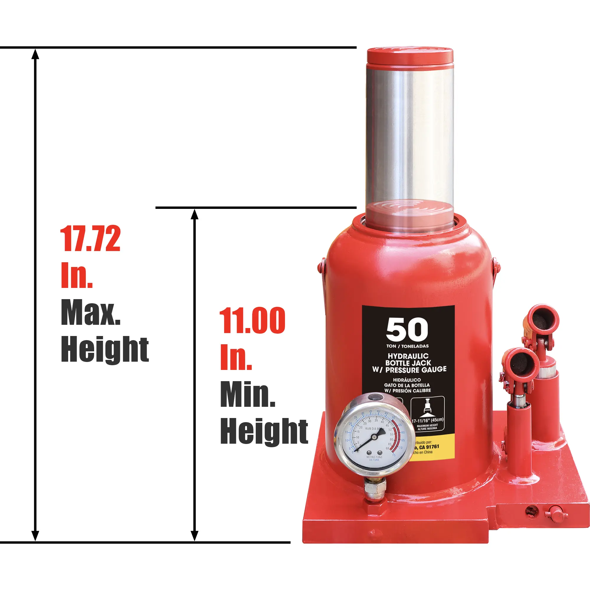 BIG RED Heavy Duty Welded Bottle Jack - Image 13