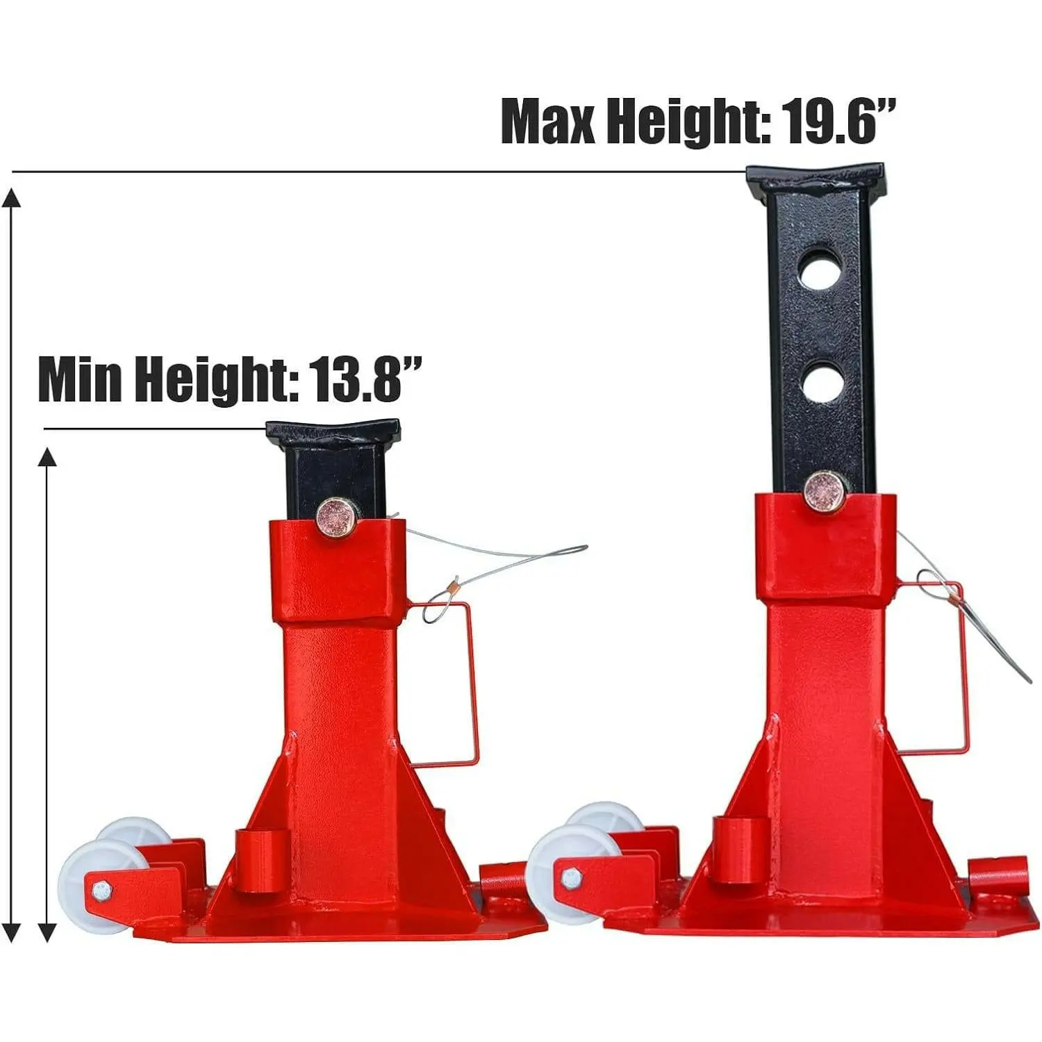 BIG RED Heavy Duty Jack Stands with Pin Locking - Image 22