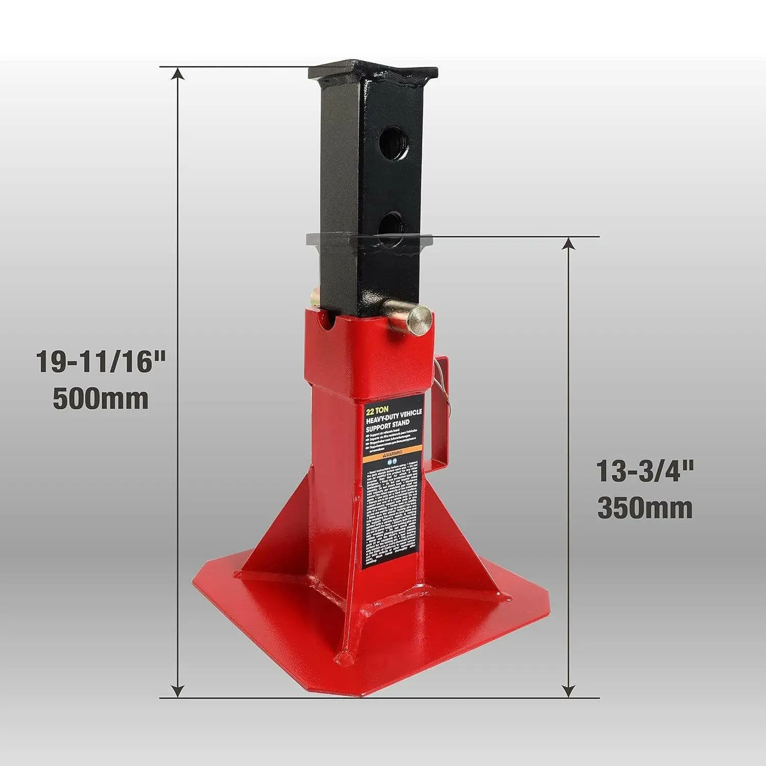 BIG RED Heavy Duty Jack Stands with Pin Locking - Image 29