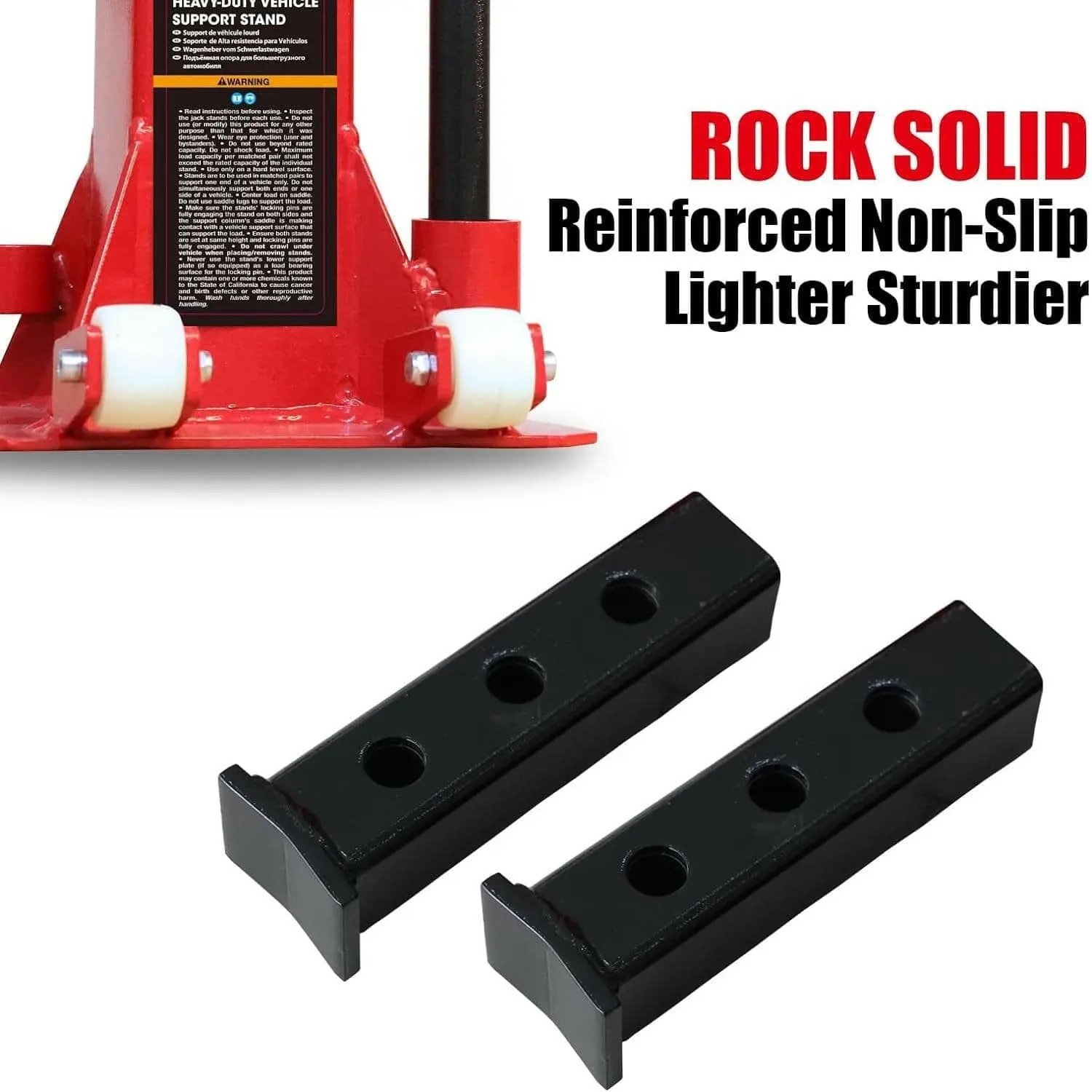 BIG RED Heavy Duty Jack Stands with Pin Locking - Image 6
