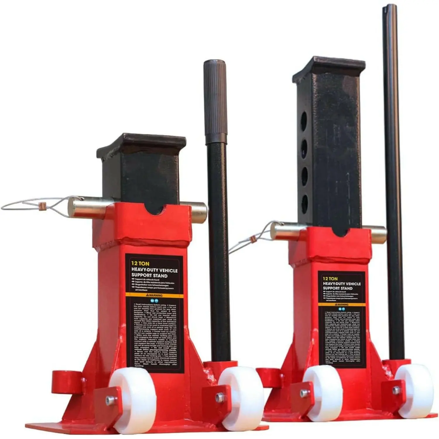 BIG RED Heavy Duty Jack Stands with Pin Locking - Image 8