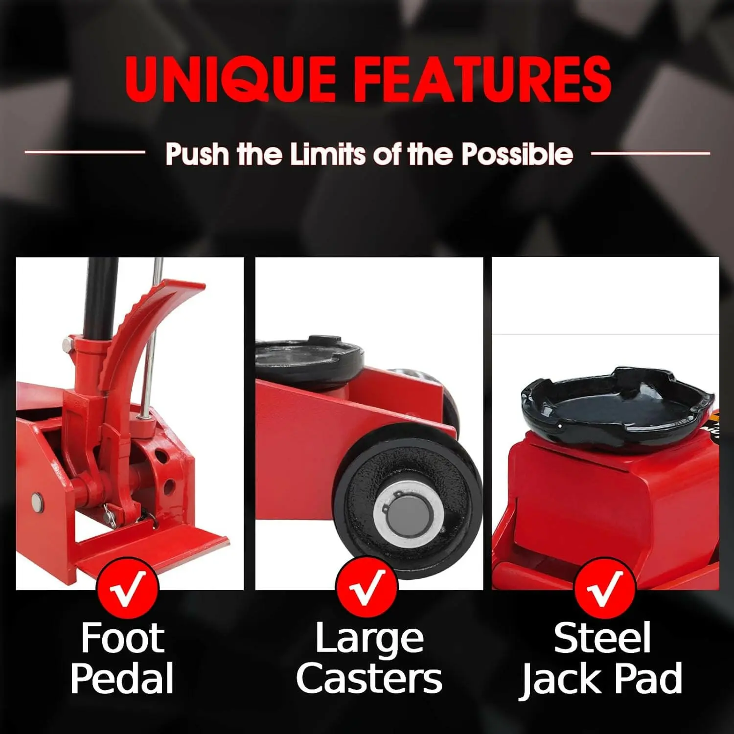 BIG RED Heavy Duty Long Reach Floor Jack - Image 6
