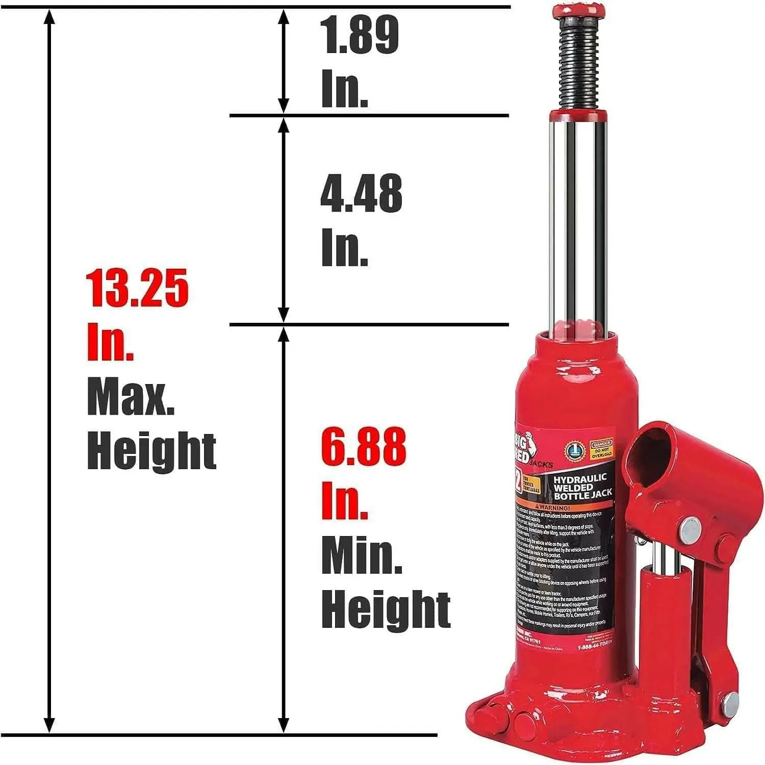 BIG RED Multi-Directional Bottle Jack - Image 2