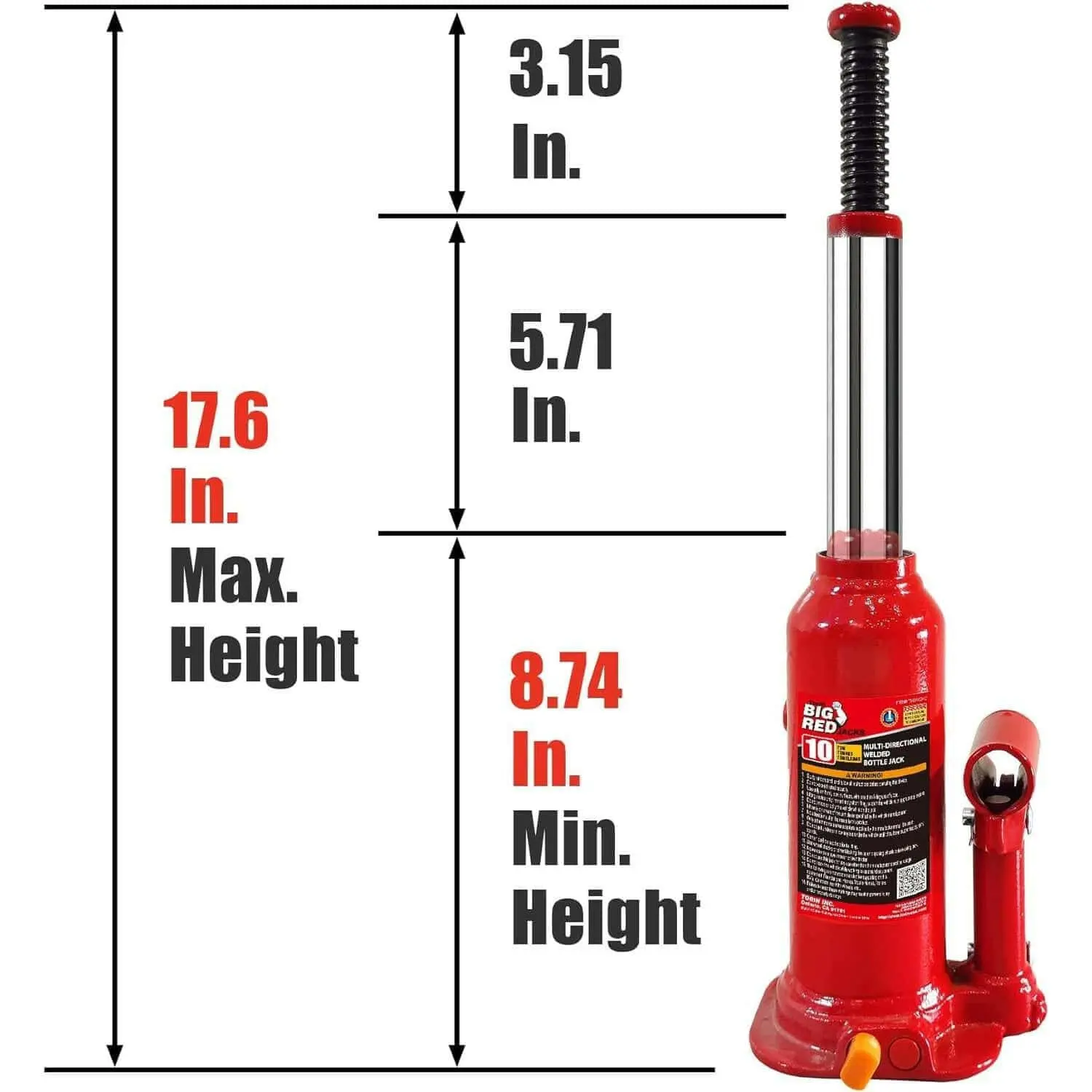 BIG RED Multi-Directional Bottle Jack - Image 21