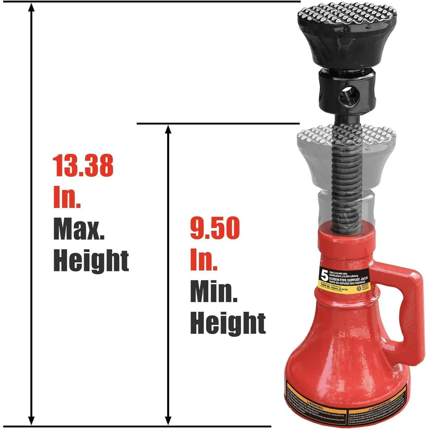 BIG RED Screw Support Bottle Jack - Image 2