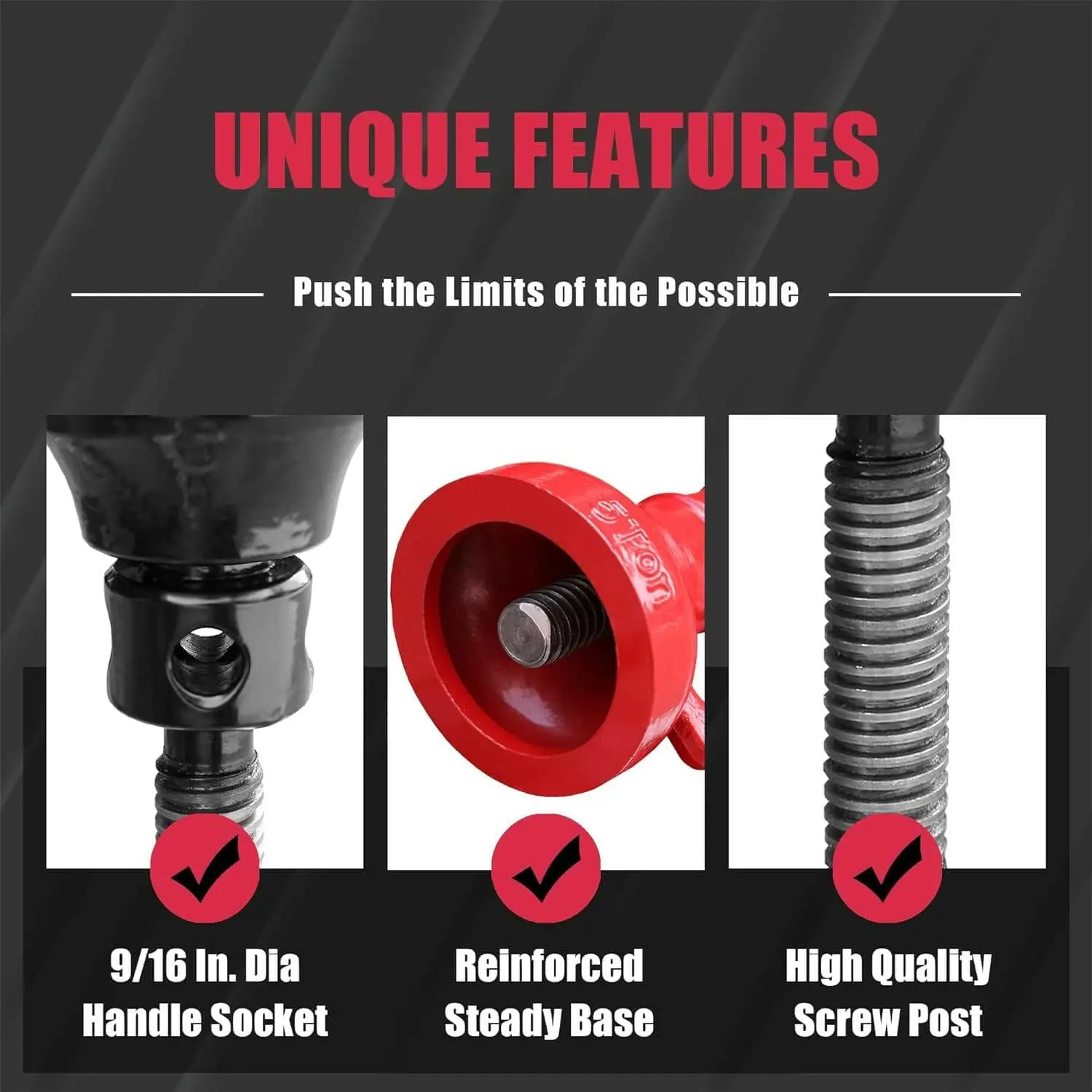 BIG RED Screw Support Bottle Jack - Image 8