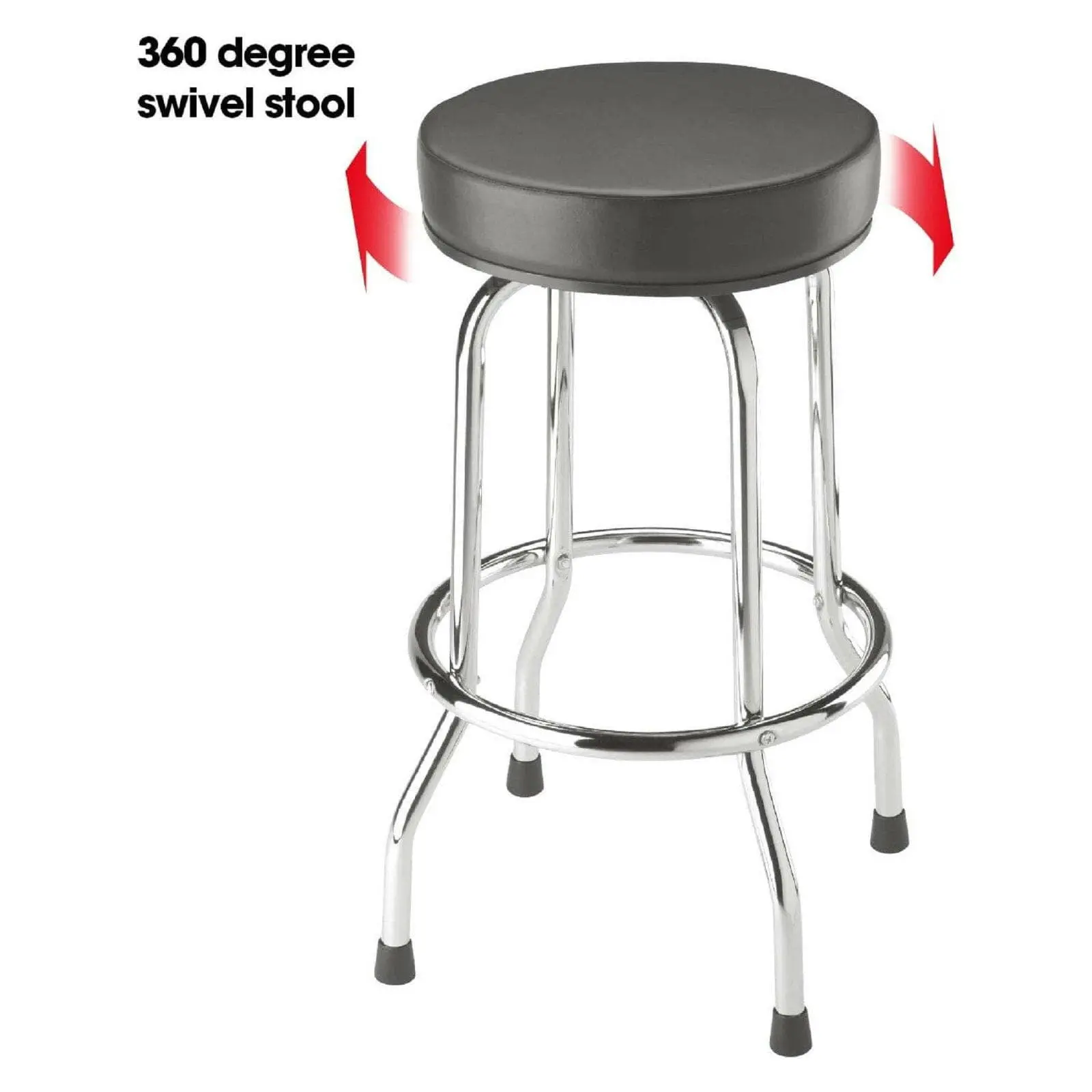 BIG RED Swivel Bar Stool - Image 5