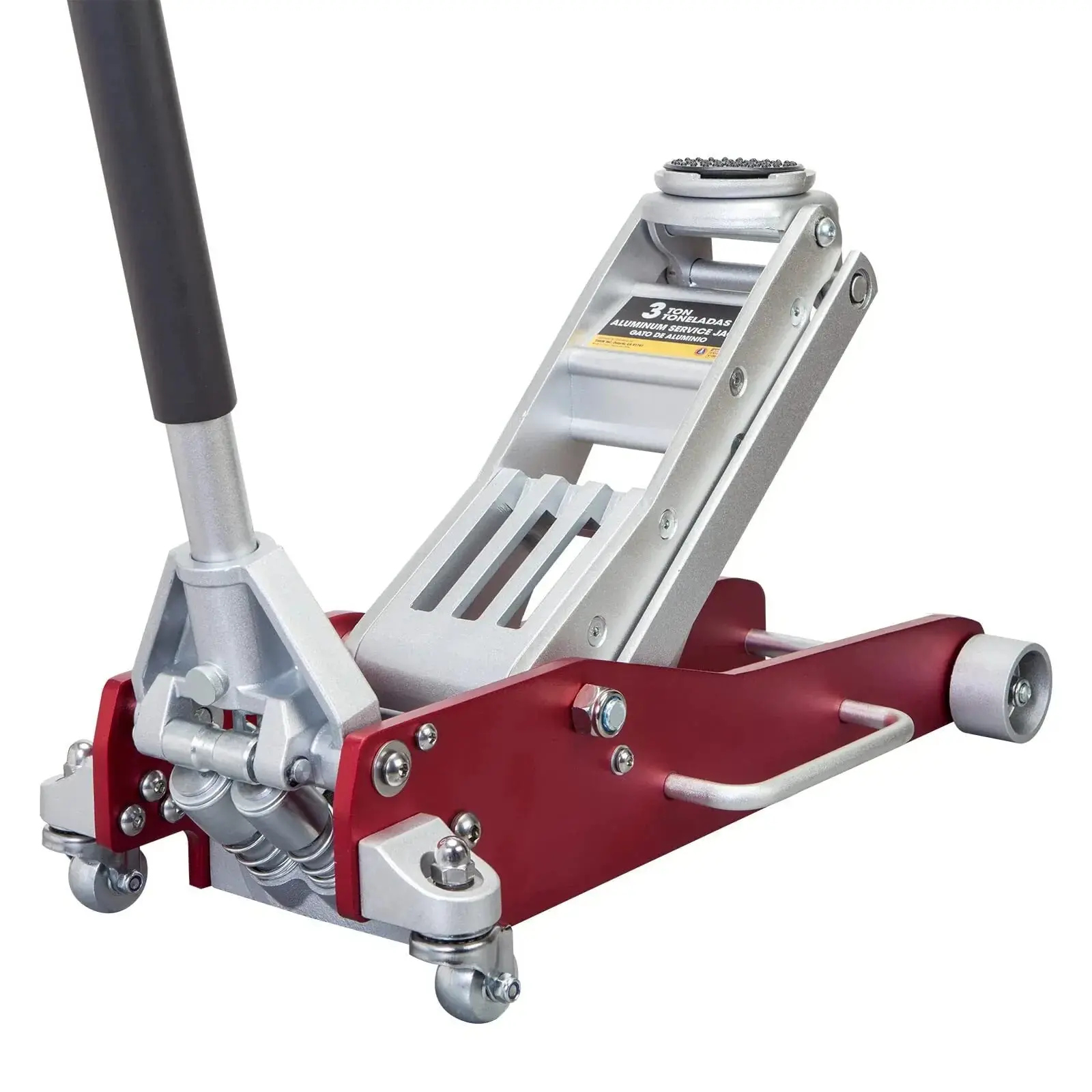 BIG RED Torin Low Profile Economic Aluminum Service/Floor Red Jack