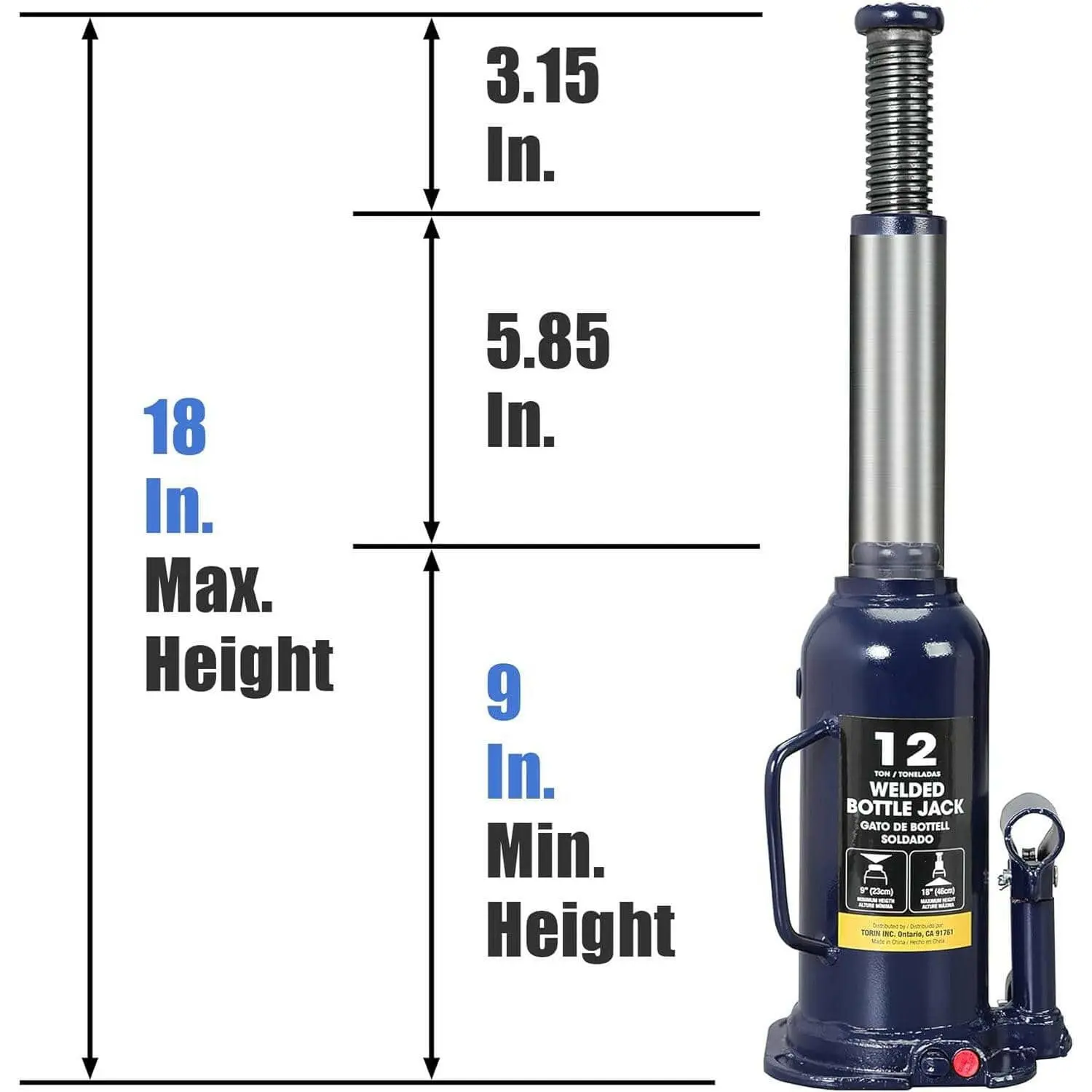 BIG RED Welded Bottle Jack - Image 92