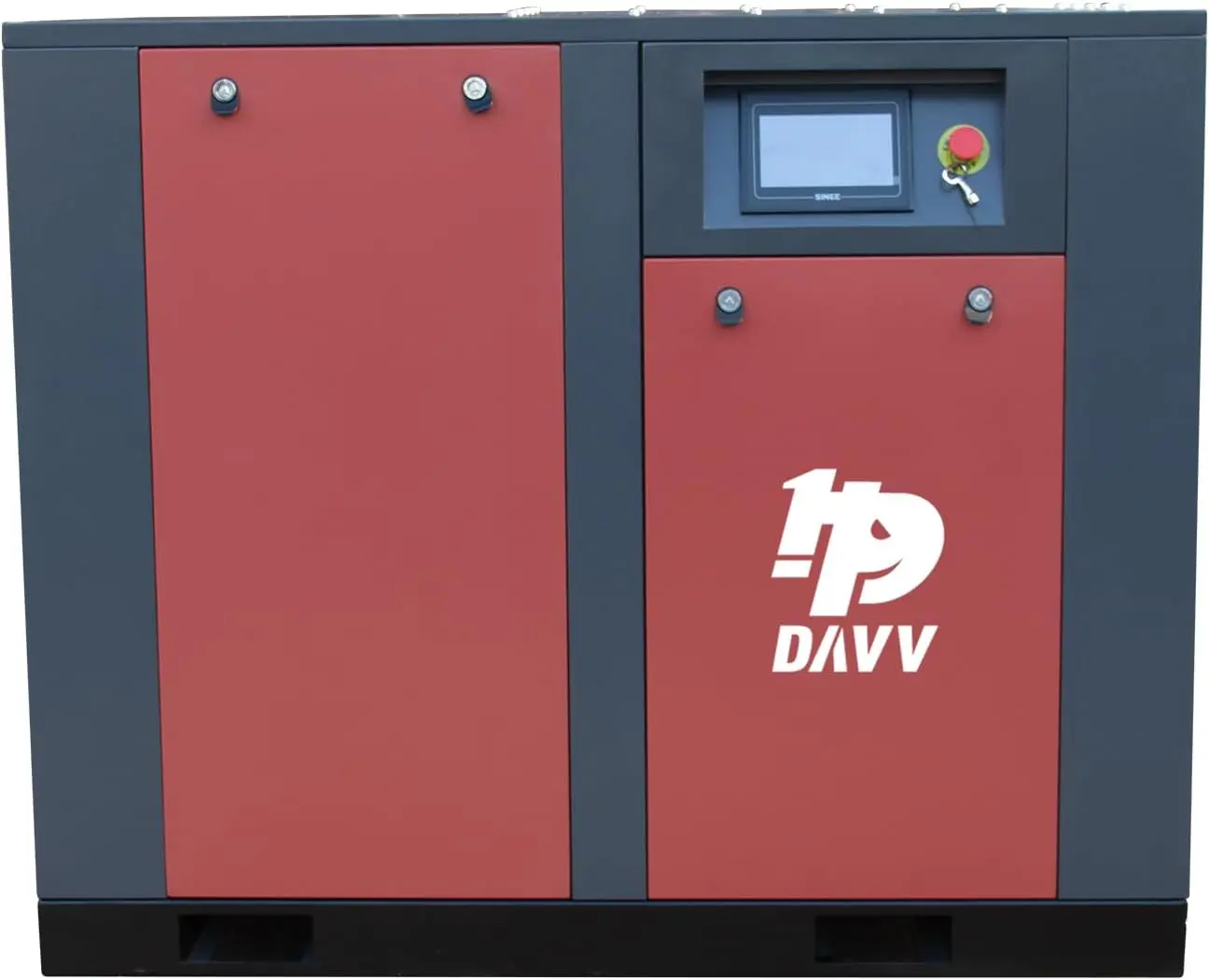 DAVV Heavy-Duty Industrial Rotary Screw Air Compressor with Variable Frequency Drive - 30HP (22KW), 112 CFM @ 150 PSI, 460V 3-Phase, High-Efficiency Performance